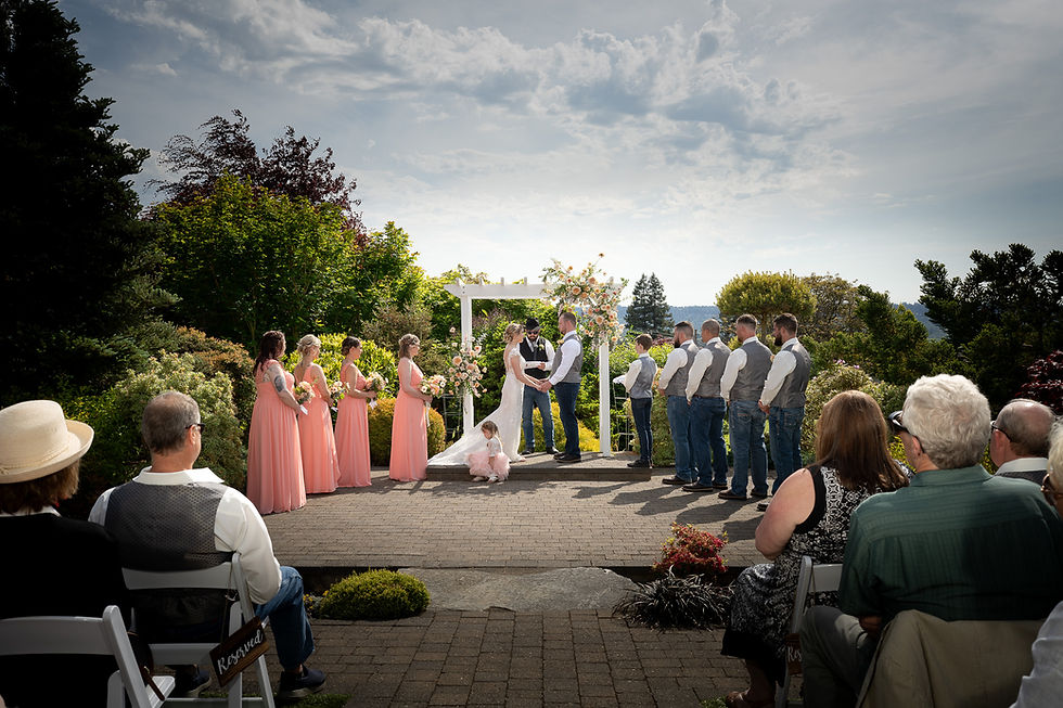 Romantic Outdoor Weddings at Olympic View Wedding Estates in Washington