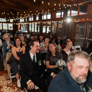Wedding guests at Gold Mountain Golf Club Weddings