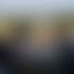 Intimate farm wedding ceremony with couple and guests under arch.