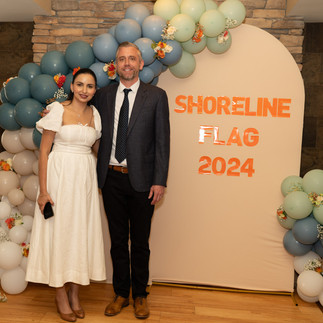 Couple at Shoreline Flag 2024 event
