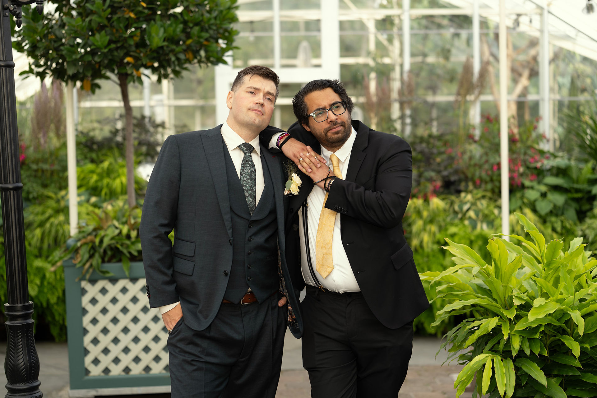 Wedding at Volunteer Park Conservatory in Seattle