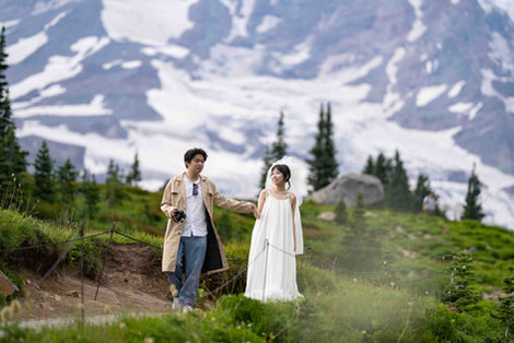 Couple walking, mountain elopement, photographer