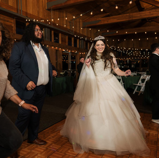 Bride dancing at Gold Mountain Golf Club Weddings reception