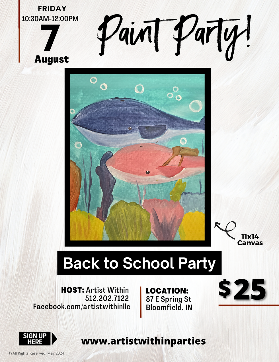 Back to School Paint Party