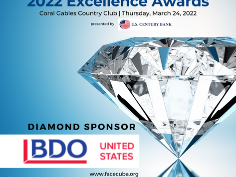 BDO USA - Diamond Sponsors 2022 FACE Excellence Awards