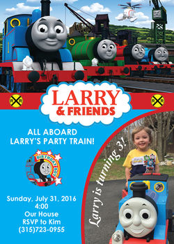 Thomas & Friends Invitation