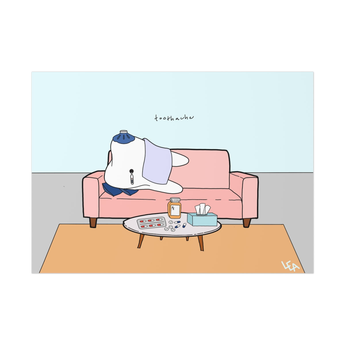Toothache Print