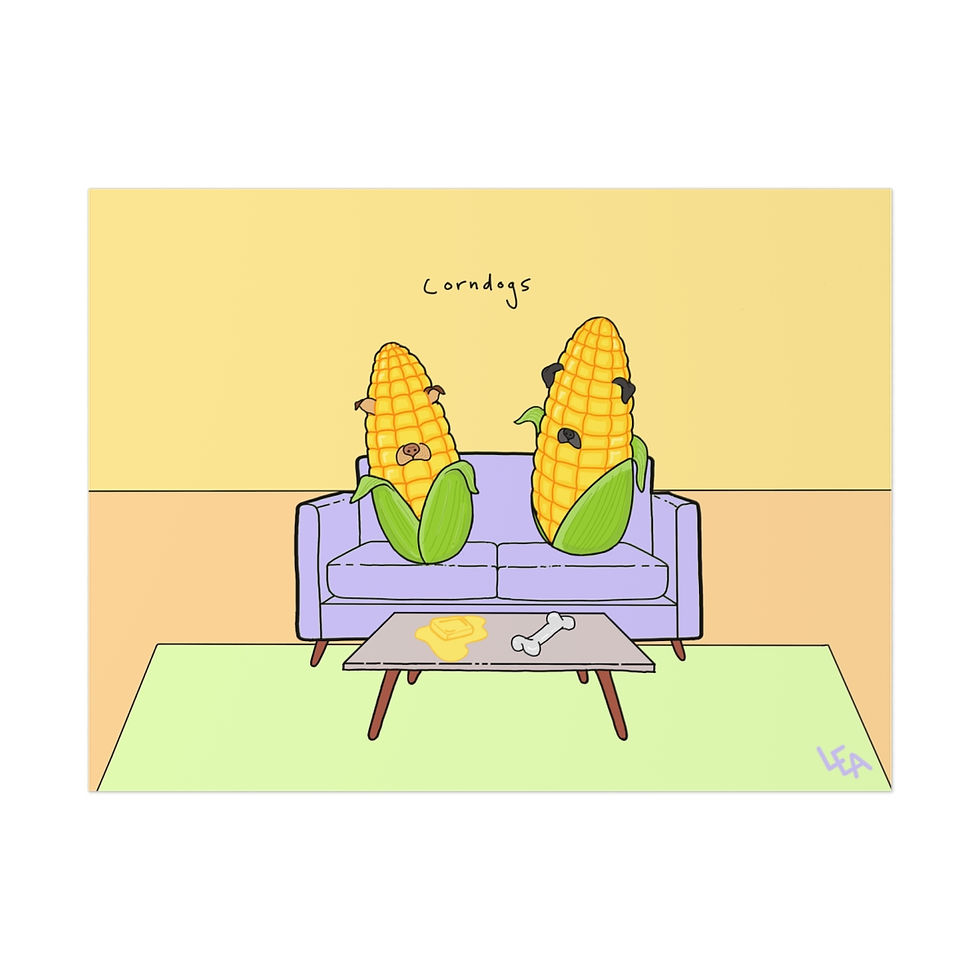 Thumbnail: Corn Dogs Print