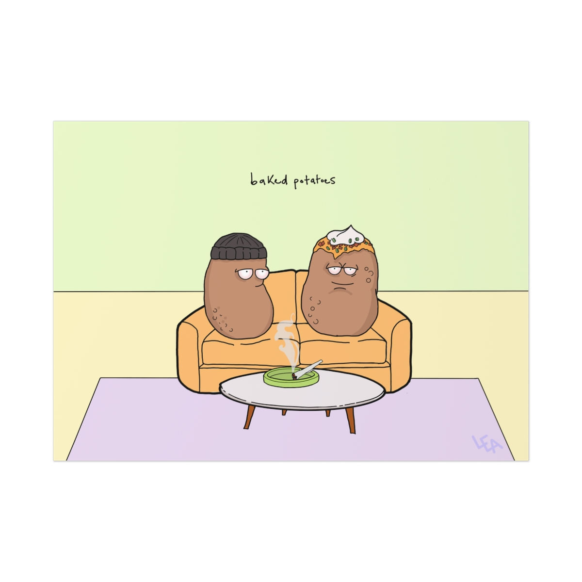 Baked Potatoes Print