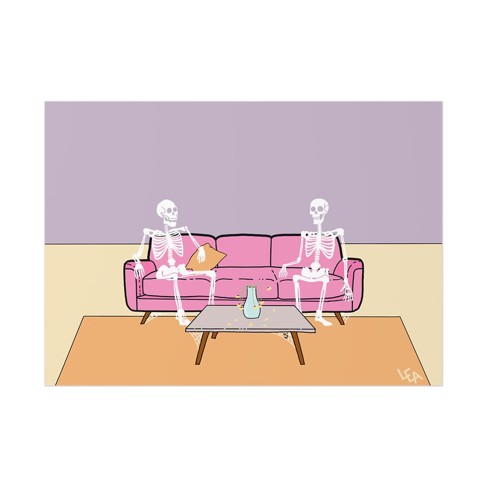 Thumbnail: Skeletons Print