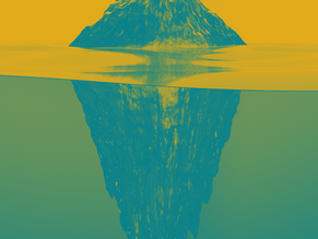 “Hidden organisational friction beneath the surface of business transformation (iceberg metaphor)