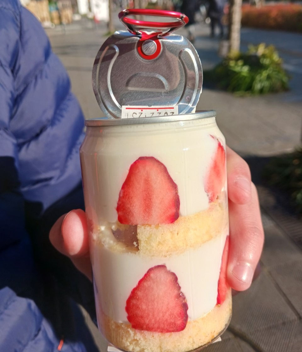 Strawberry shortcake in a can.