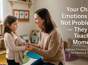 Gottman Emotion Coaching for Parents and Teachers: A Step-by-Step Guide to Raising Emotionally Intelligent Children