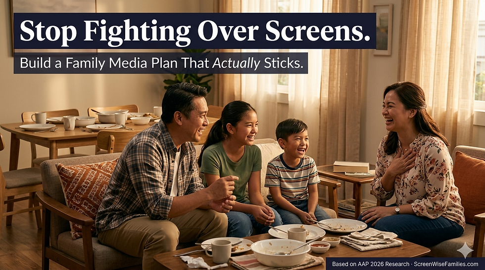 Stop Fighting Over Screens: Build a Family Media Plan That Actually Sticks