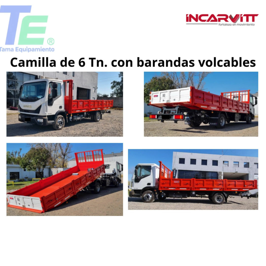 Camilla de auxilio de 6 toneladas