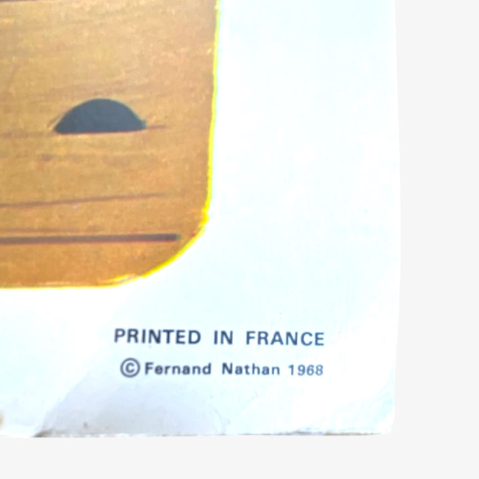 Miniature : Affiche scolaire Daniel et Valérie 1968