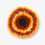 Miniature : "Tournesol jaune-orangé" vintage pour coussin