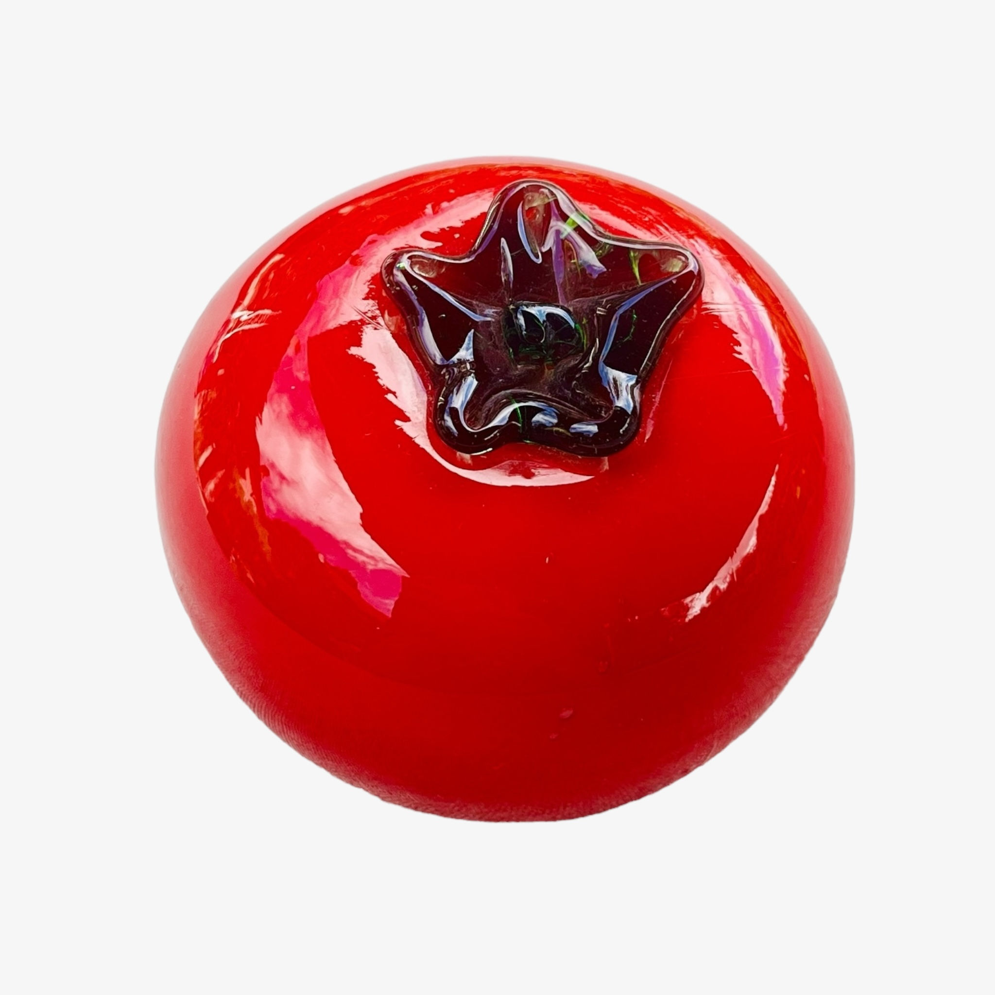 Tomate en verre soufflé