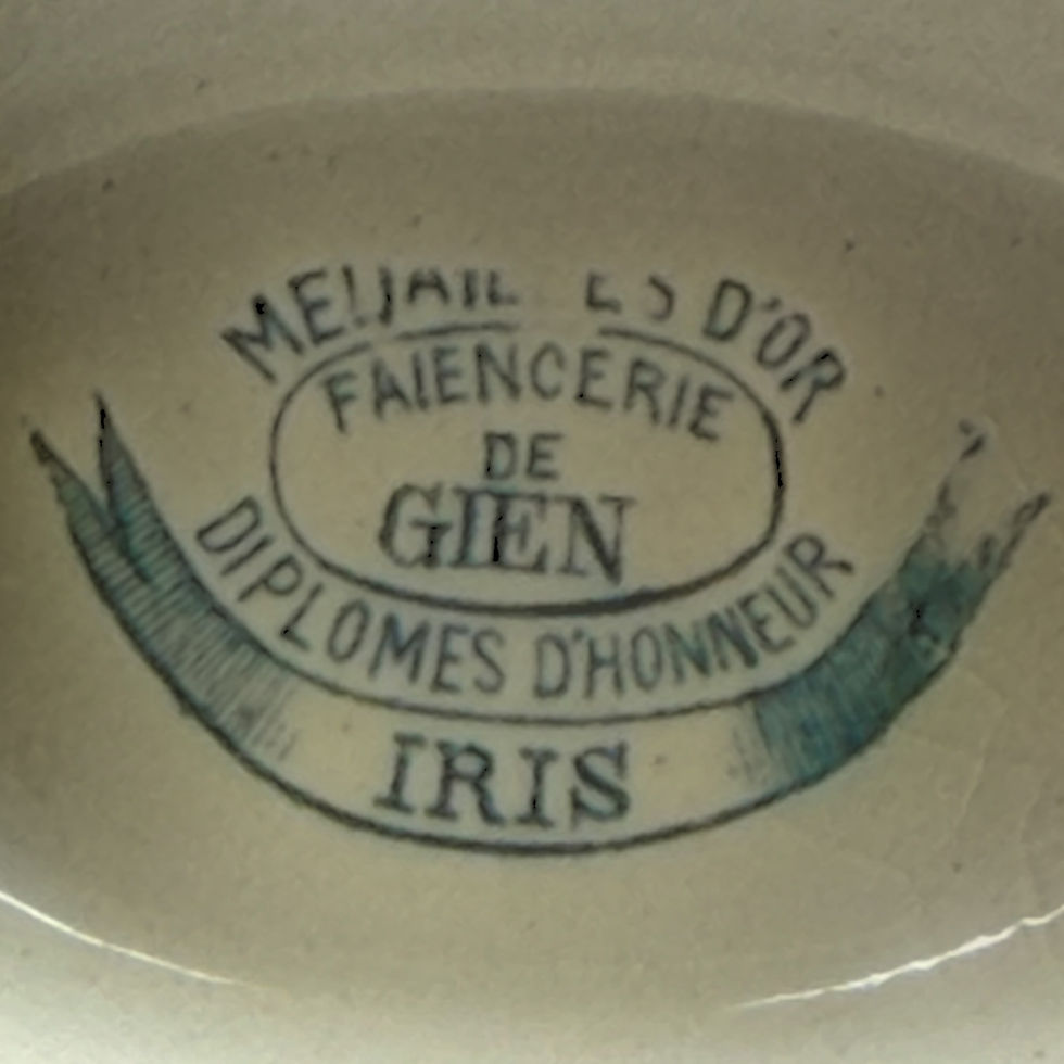 Miniature : Saucière  "Iris" - Gien