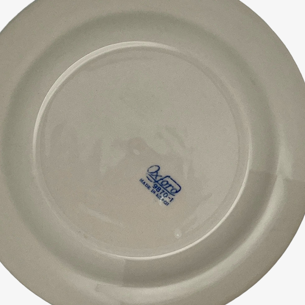 Miniature : 6 assiettes plates Oxford