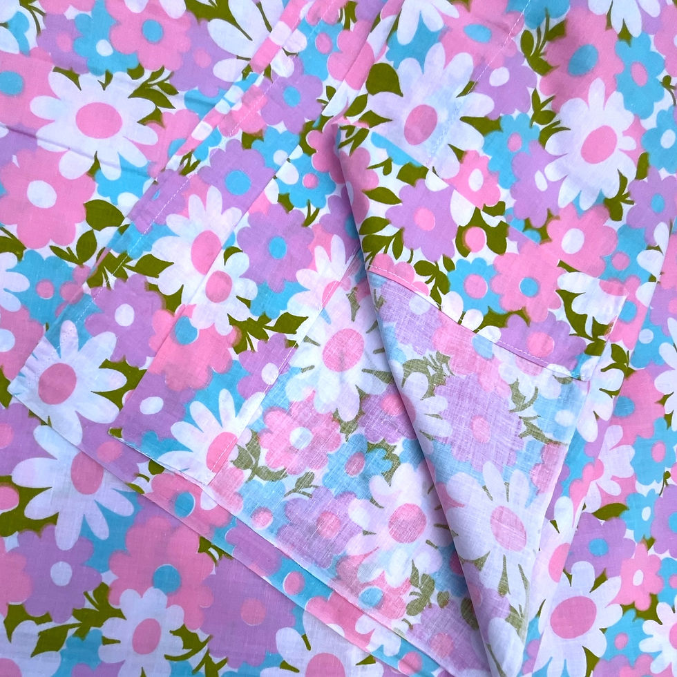 Miniature : Drap plat vintage 2 personnes