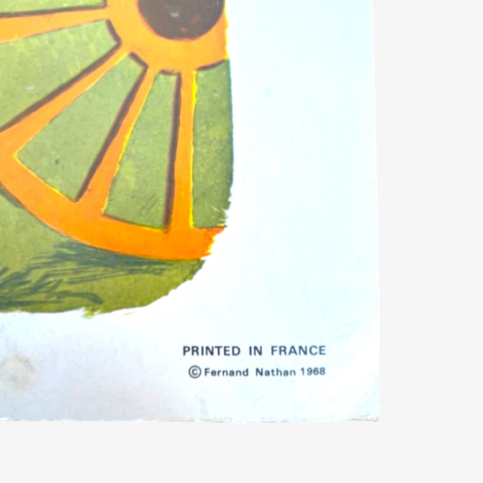 Miniature : Affiche scolaire Daniel et Valérie 1968