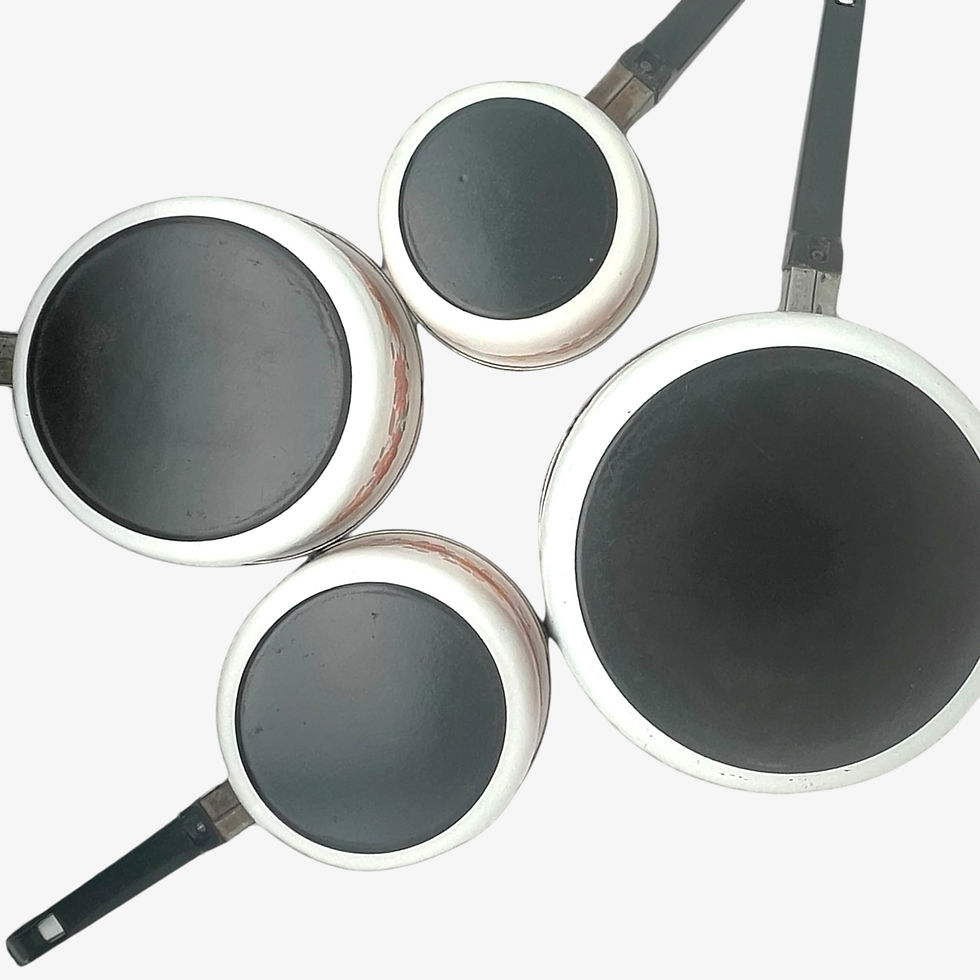 Miniature : Série de 4 casseroles vintages