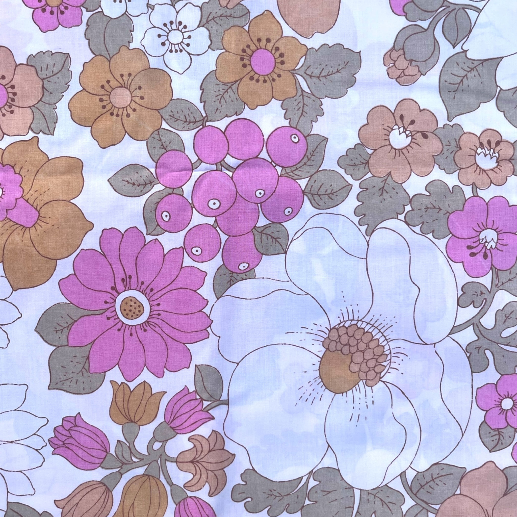 Drap plat vintage 2 personnes