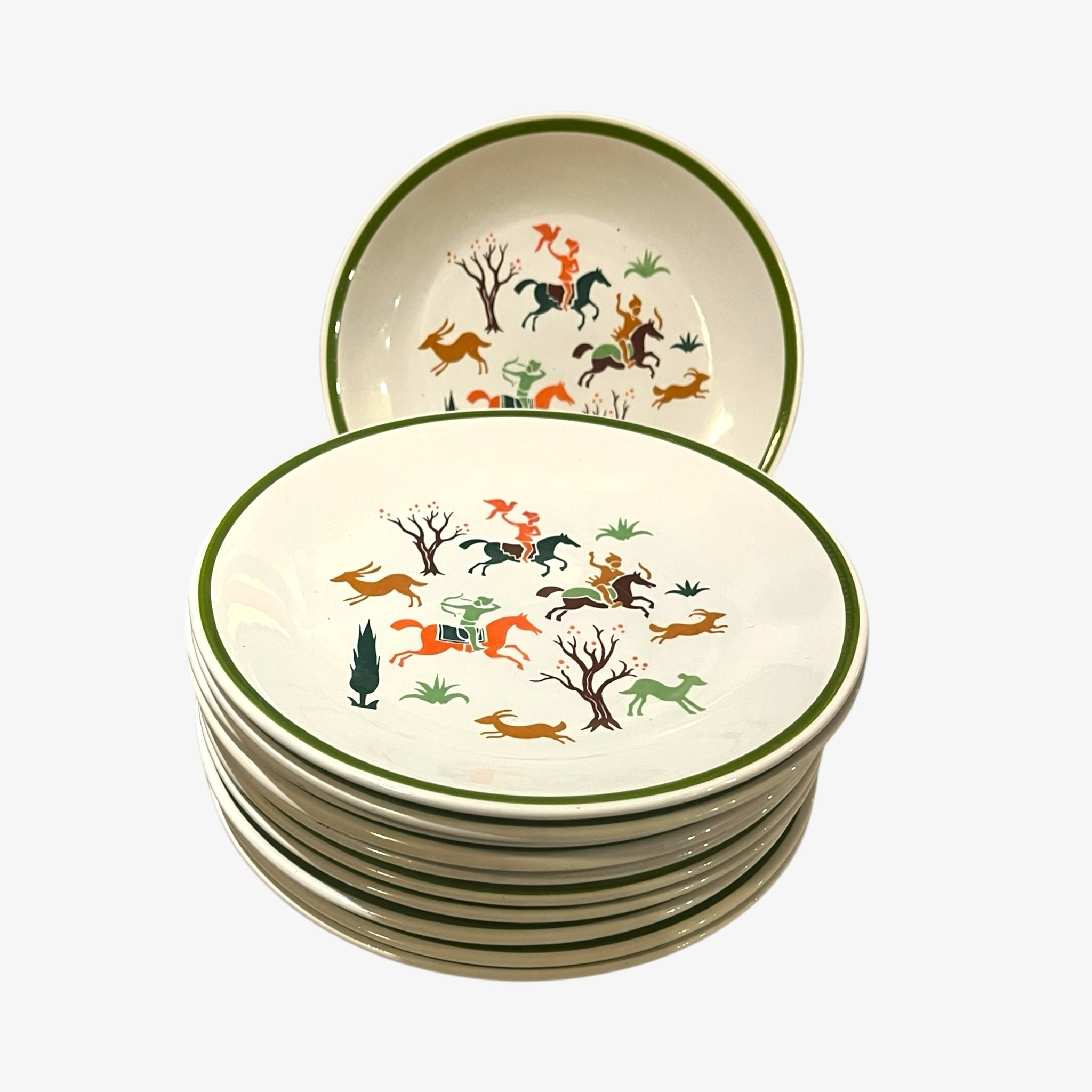 Assiette plate "Persan" Sarreguemines