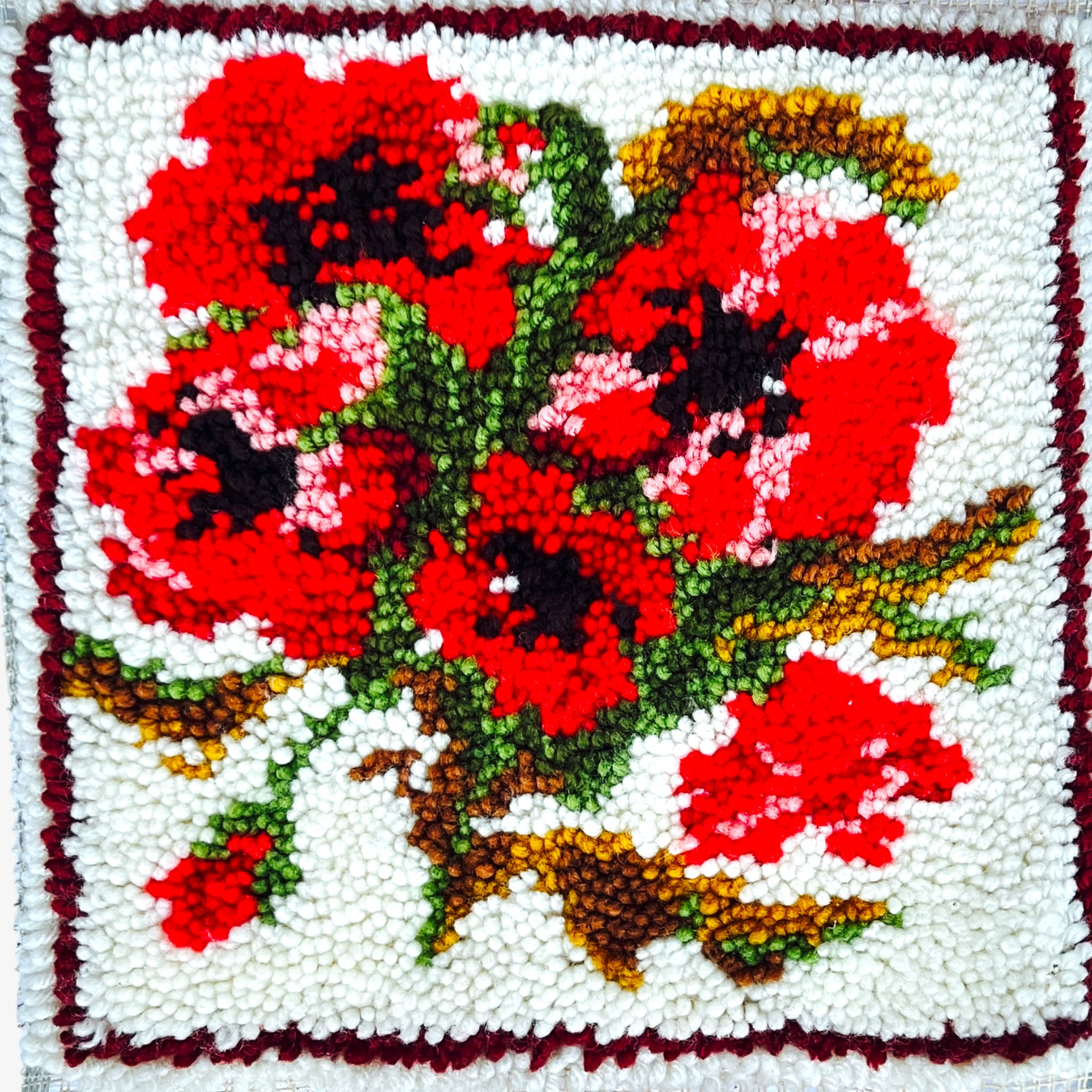 Caneva à bouclettes pour coussin