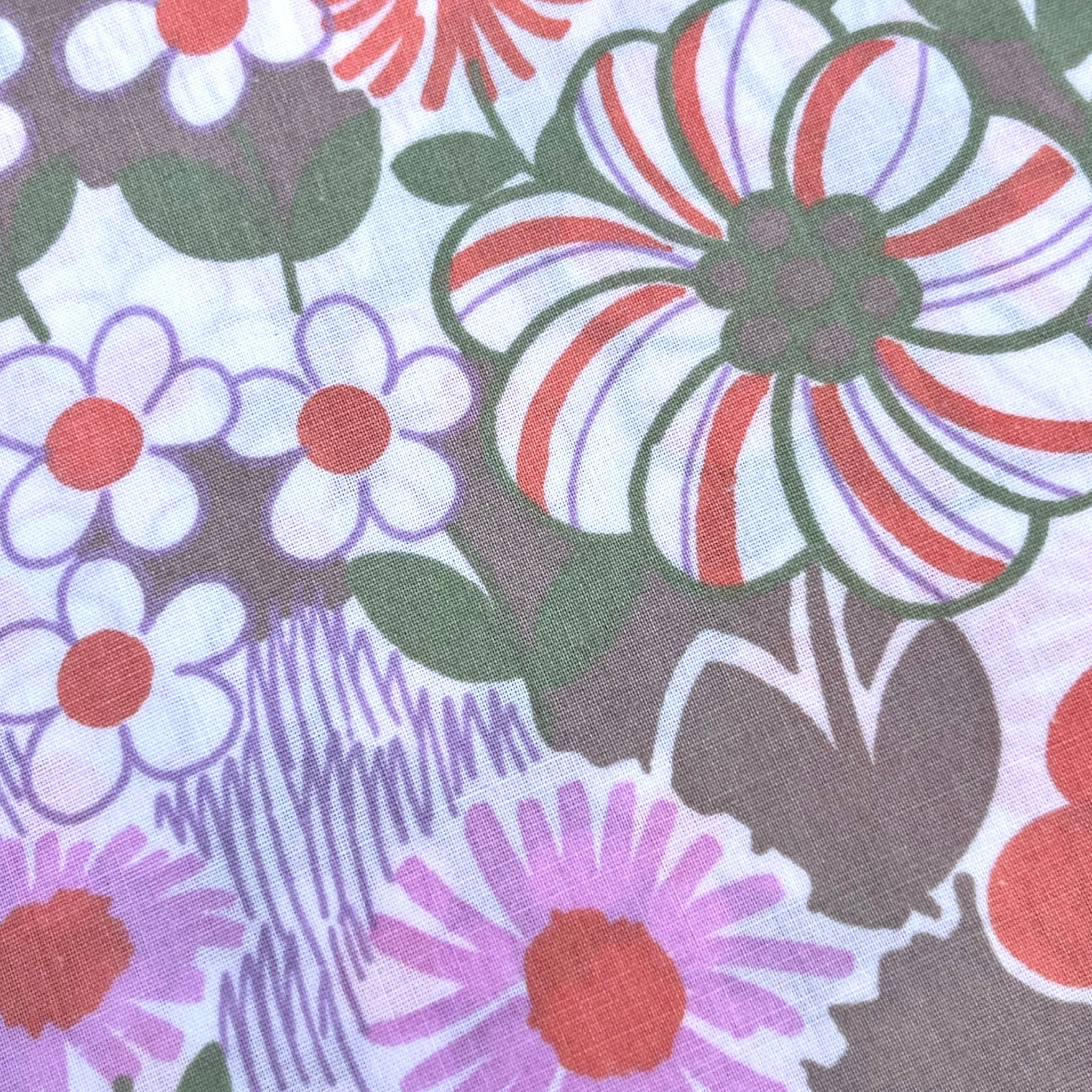 Drap plat vintage 1 personne