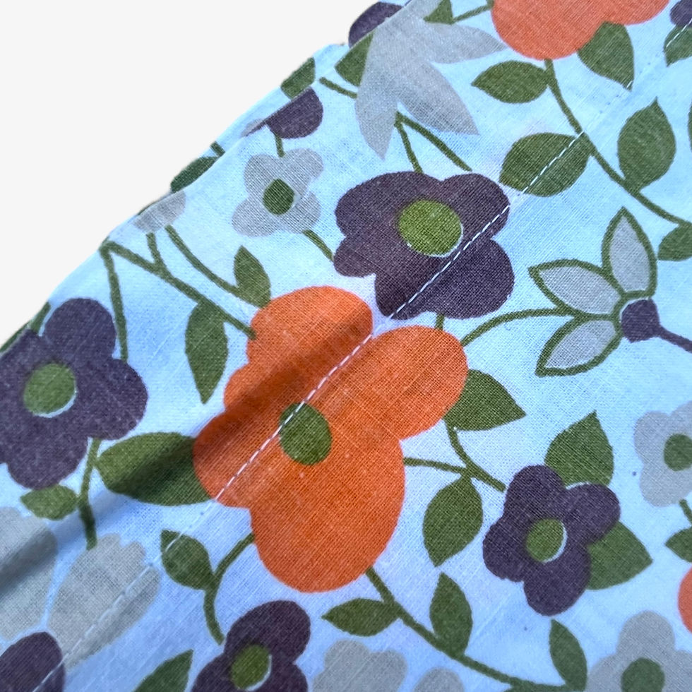 Miniature : Drap plat vintage 1 personne