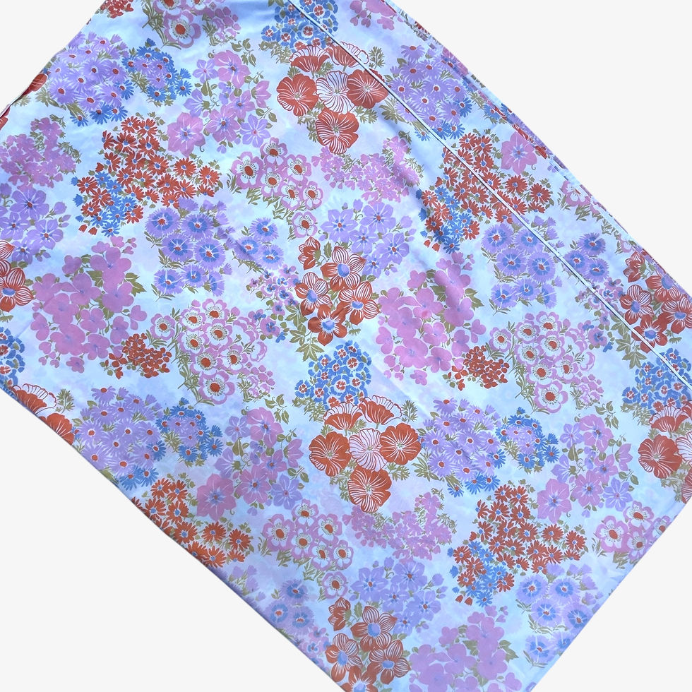 Miniature : Drap plat vintage 2 personnes