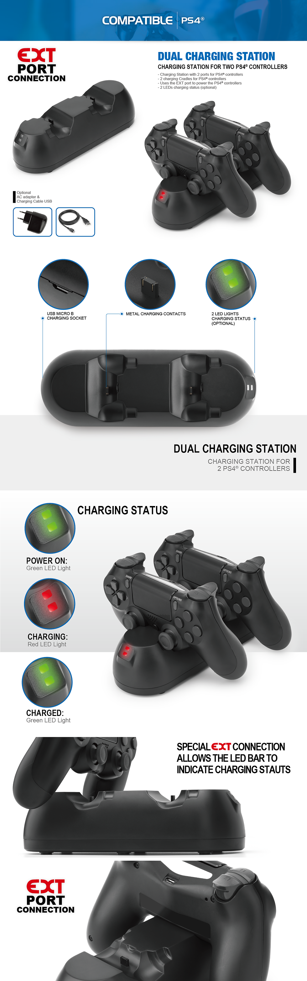 縮圖：PS4 CHARGING - CHARGING STATION DUAL