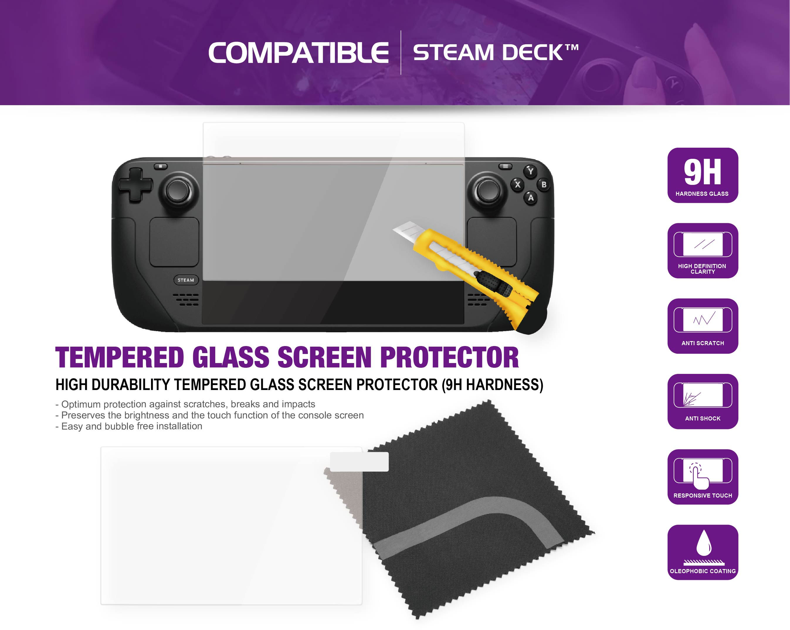 TEMPERED GLASS SCREEN PROTECTOR