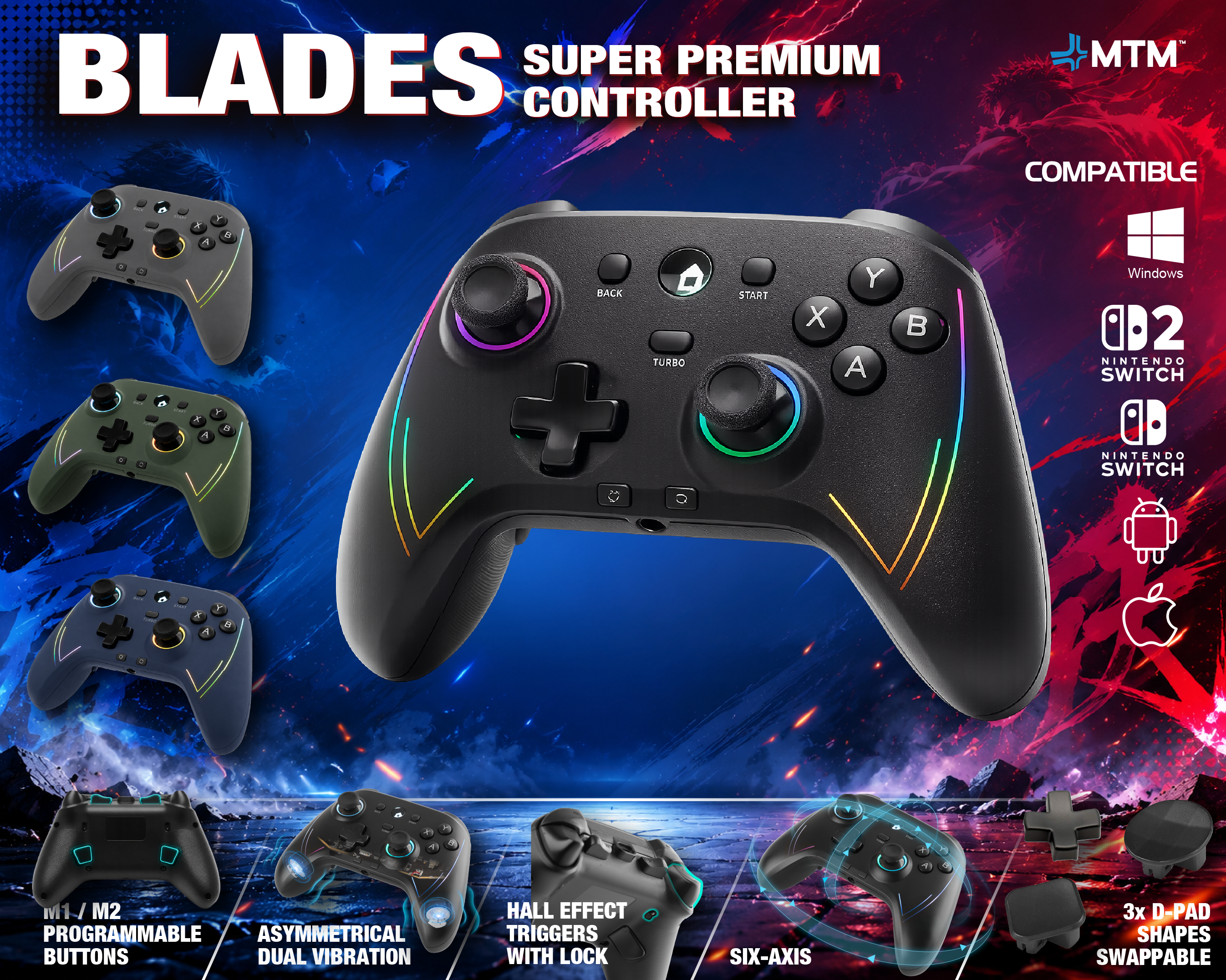BLADES — Premium Wireless. Precision Without Limits.