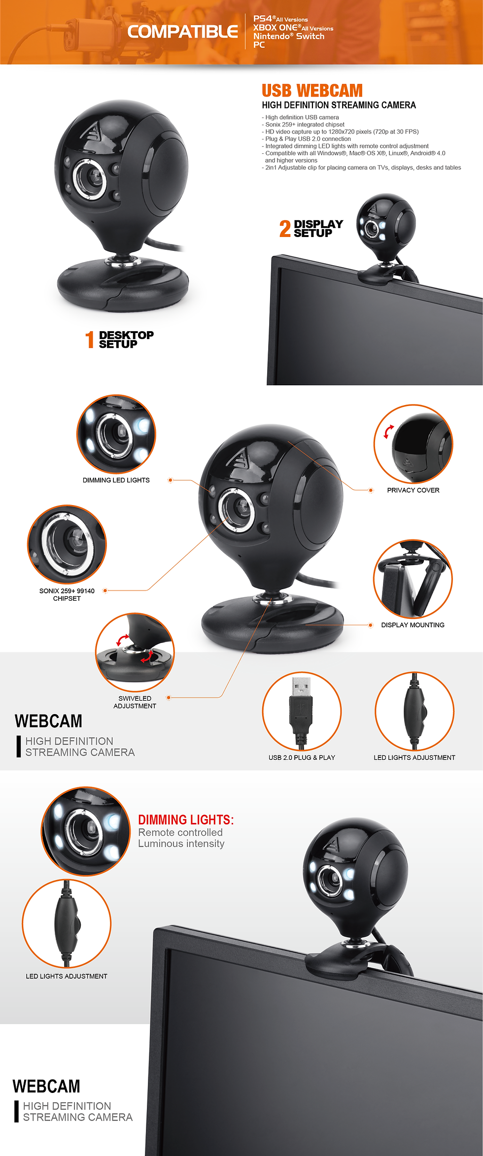 Thumbnail: MULTI USB WEBCAM
