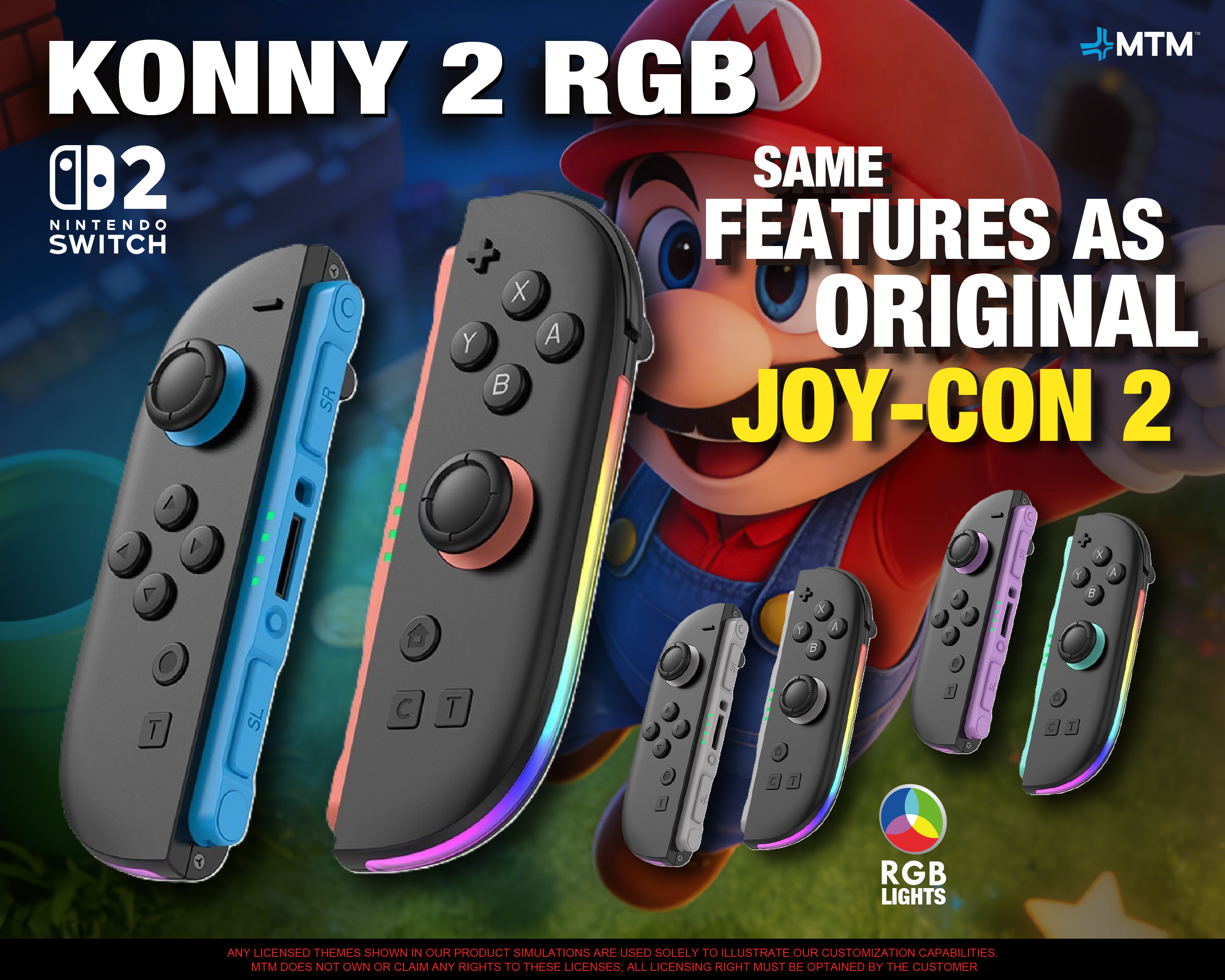 KONNY 2 RGB — The Ultimate RGB Upgrade for Switch 2