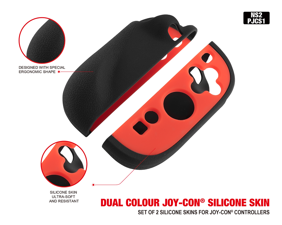 Thumbnail: NS2-PJCS1 - DUAL COLOUR JOY-CON SILICONE SKIN