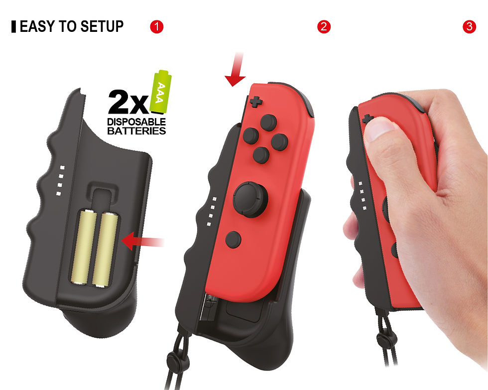 Thumbnail: NSW CHARGING - CHARGE & PLAY ERGONOMIC HANDLE