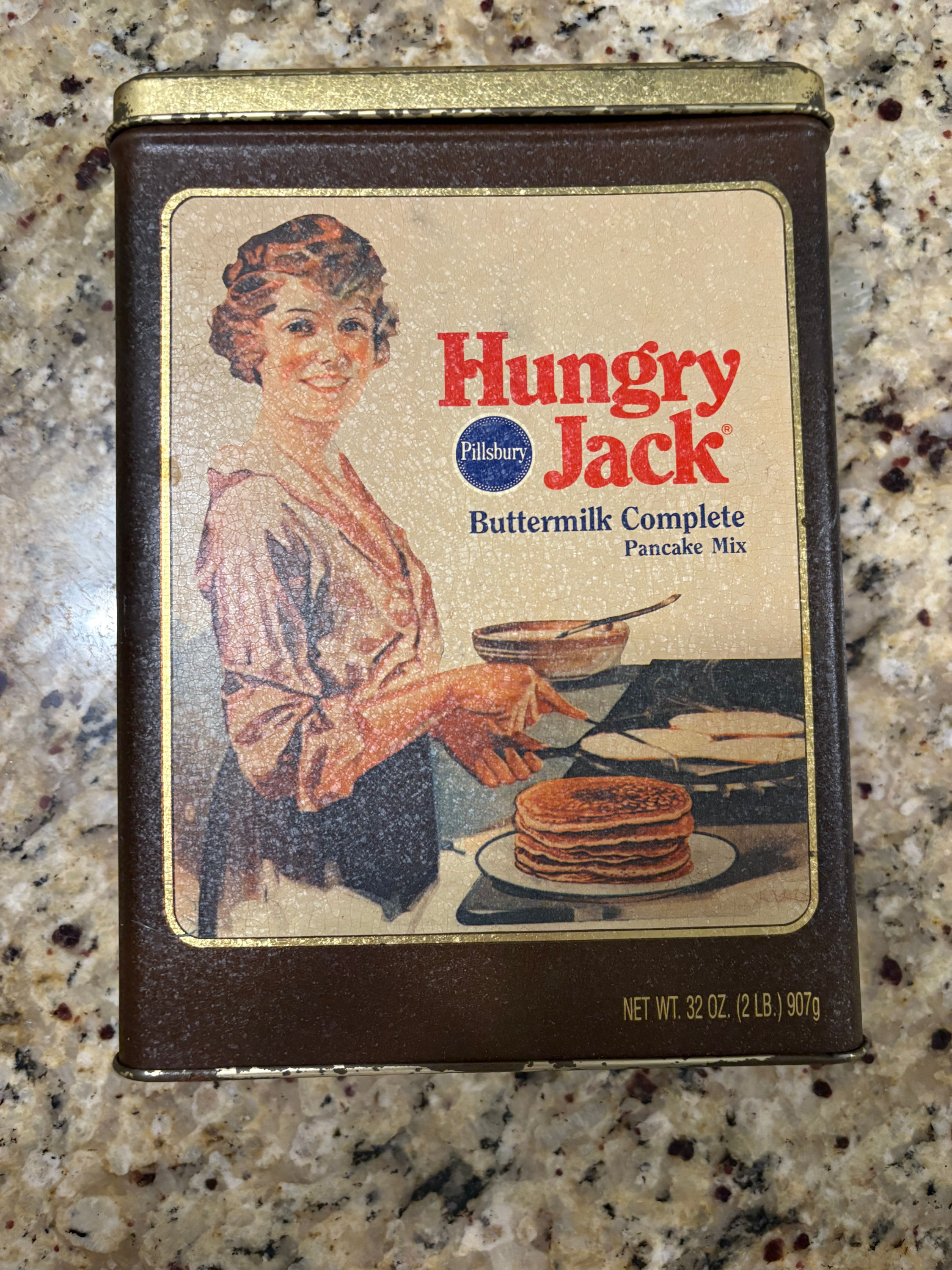 Hungry Jack by Pillsbury Vintage Food Tin