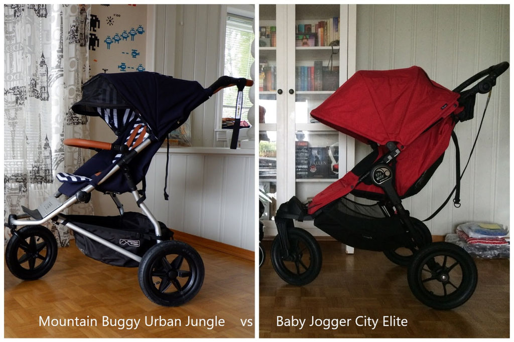 mountain buggy urban elite vs urban jungle