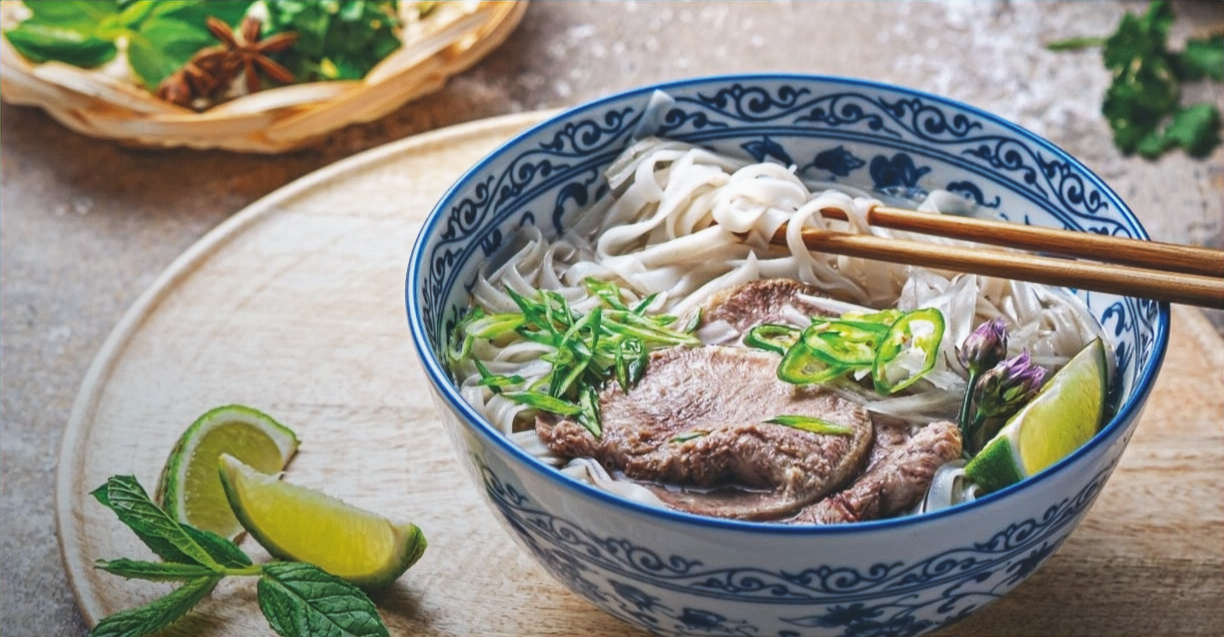 Arranged Food and Objects