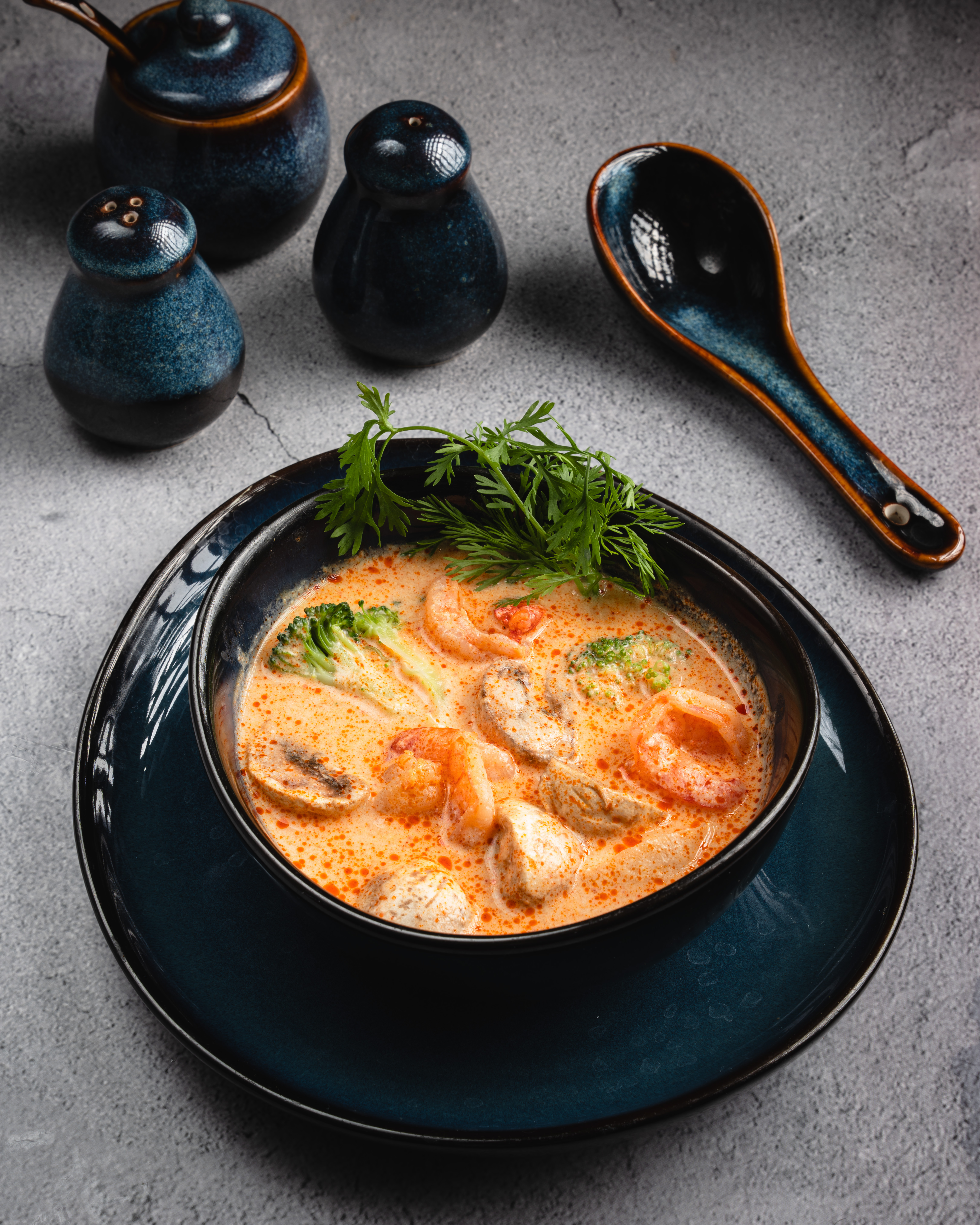 Arranged Food and Objects