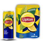 Lipton Ice Tea Lemon Flavored Iced Tea Can 4 x 250 Ml