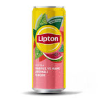 Lipton Ice Tea Watermelon and Mint Flavored Iced Tea Can 330 Ml