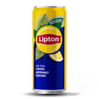 Lipton Ice Tea Lemon Flavored Iced Tea Can 330 Ml
