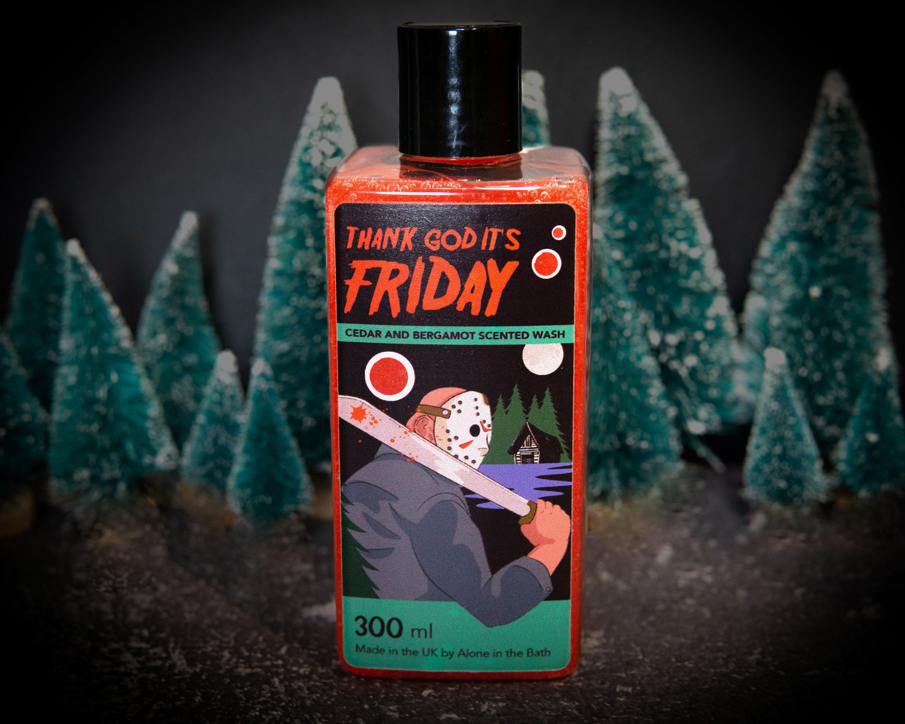 TGIF - cedar and bergamot scented shower and bath gel
