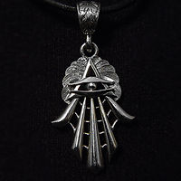 Hamsa white gold