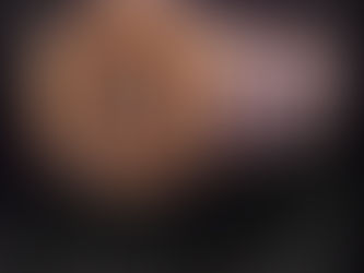 18K gold signet ring with blue enamel.